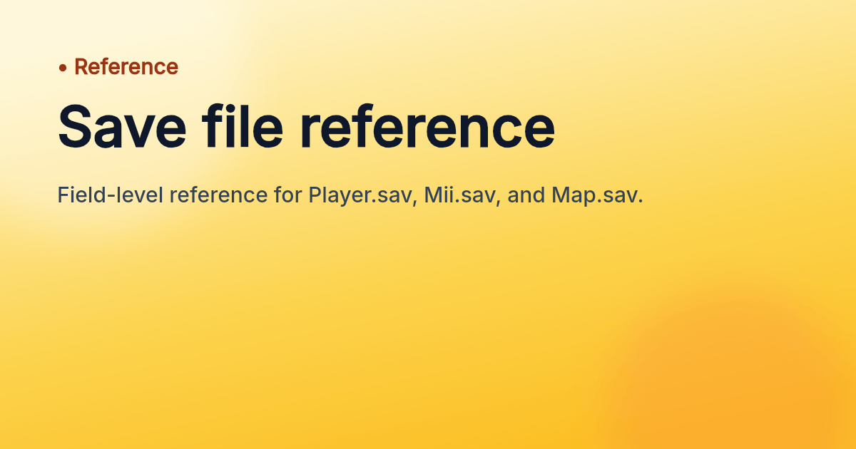 Save file reference | ltdsave.app docs